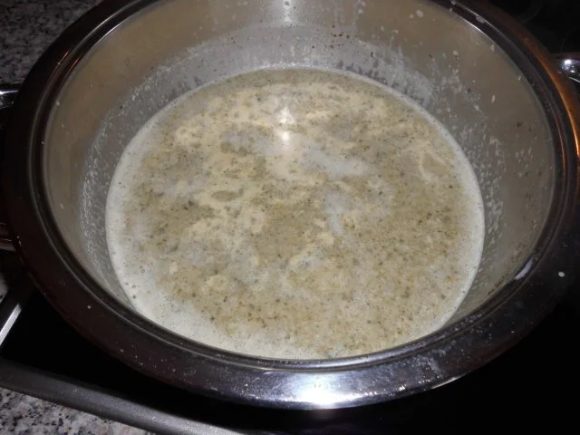 Gurken-Spinatsüppchen mit Schinkentopping>> - Rezept - Bild Nr. 7