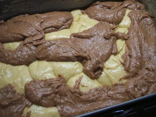 Backen: Fruchtiger Marmorkuchen vom Blech - Rezept - Bild Nr. 7