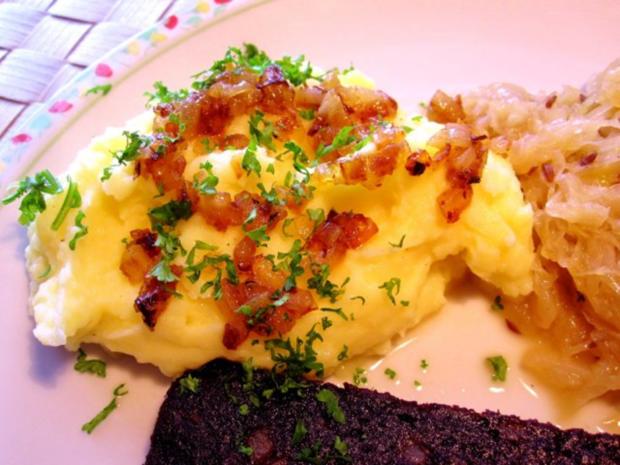 Kartoffelpüree mit Panhas ... - Rezept - kochbar.de