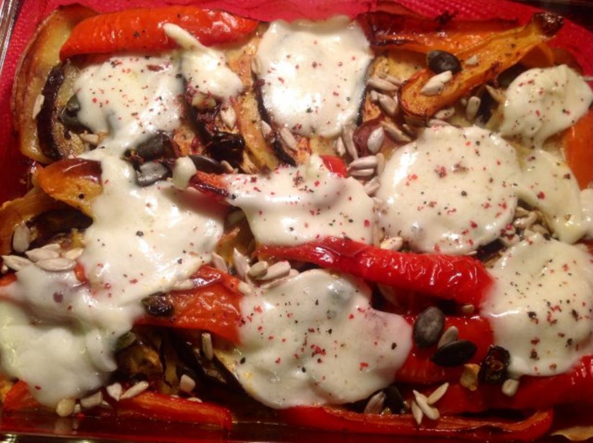 Paprika-Auberginen-Moussaka - Rezept mit Bild - kochbar.de
