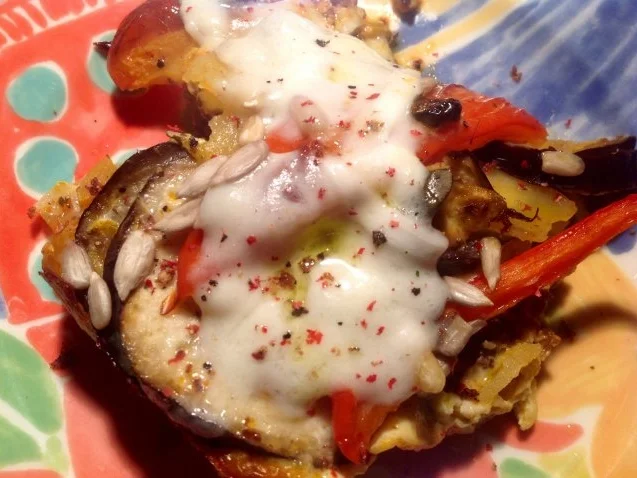 Paprika-Auberginen-Moussaka - Rezept - Bild Nr. 2