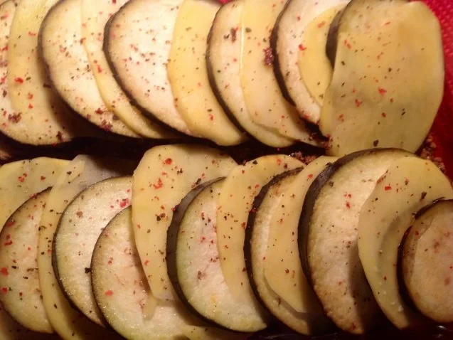 Paprika-Auberginen-Moussaka - Rezept - Bild Nr. 6