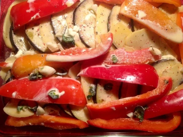 Paprika-Auberginen-Moussaka - Rezept - Bild Nr. 9