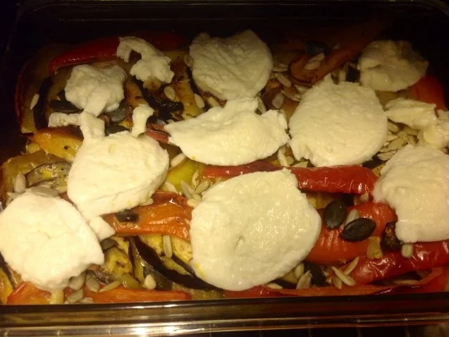 Paprika-Auberginen-Moussaka - Rezept - Bild Nr. 12