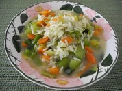 Reis - Gemüse - Suppe - Rezept