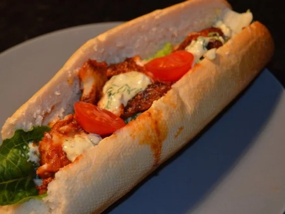 Paprikafischburger  "Bodrog-Sandwich" - Rezept - Bild Nr. 4