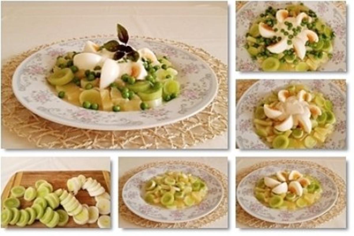 Lauch- Ananas-Erbsen Salat mit Eiern und  Joghurtsauce - Rezept - Bild Nr. 15