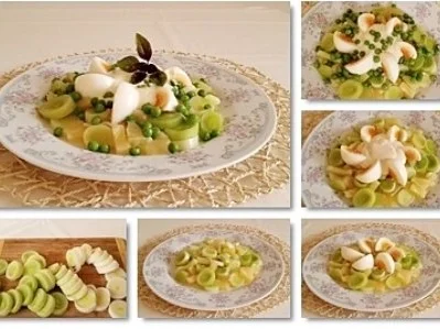 Lauch- Ananas-Erbsen Salat mit Eiern und  Joghurtsauce - Rezept - Bild Nr. 15