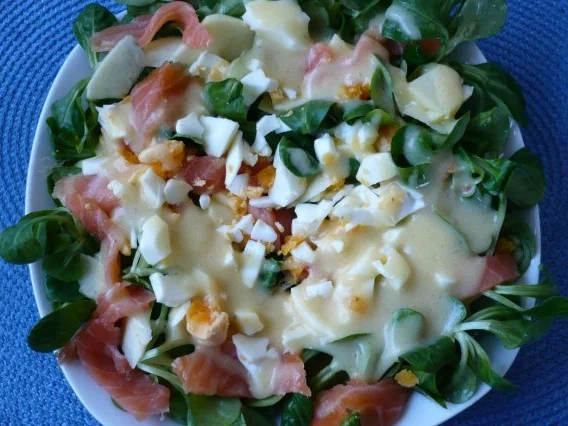 Feldsalat " Bornholmer Art " - Rezept