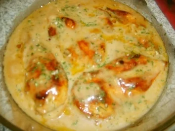 Bunte Ebli-Pfanne mit Hähnchenbrustfilet - Rezept