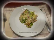 Auflauf vom bayr.Kartoffelsalat mit Wirsing - Rezept