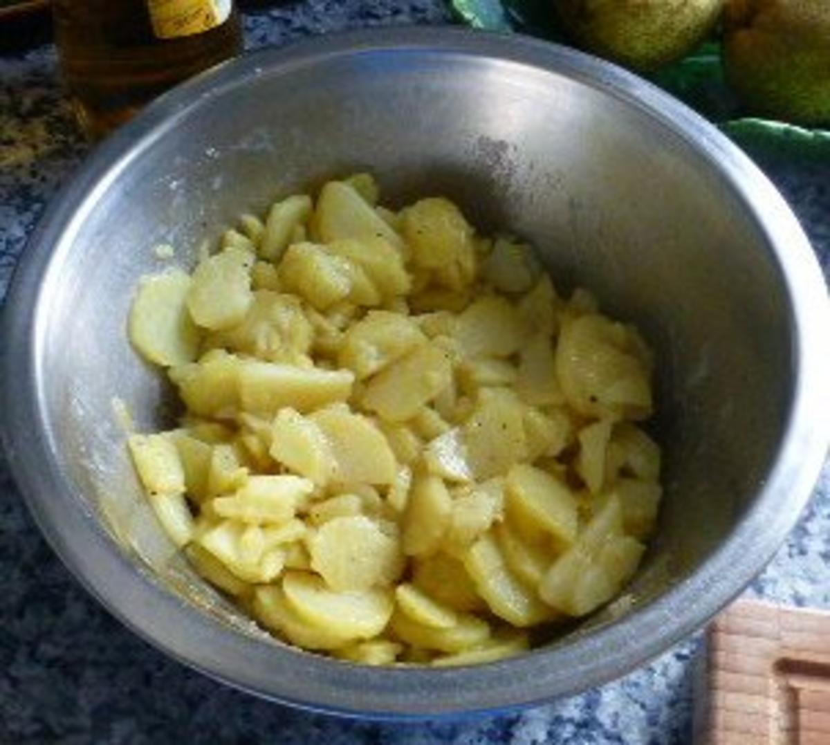 Auflauf vom bayr.Kartoffelsalat mit Wirsing - Rezept - Bild Nr. 3
