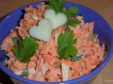 Karottensalat mit Meerrettich - Rezept