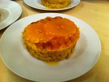 Mandarinen-Mandel-Küchlein mit Karamell-Mandarinen - Rezept