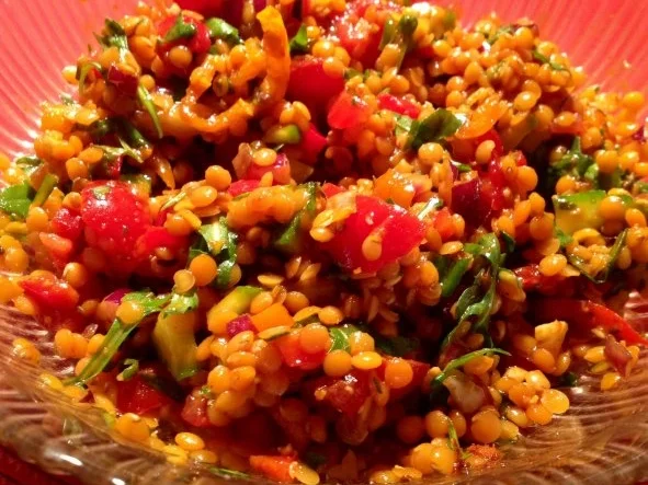 Roter Linsensalat - Rezept - Bild Nr. 2