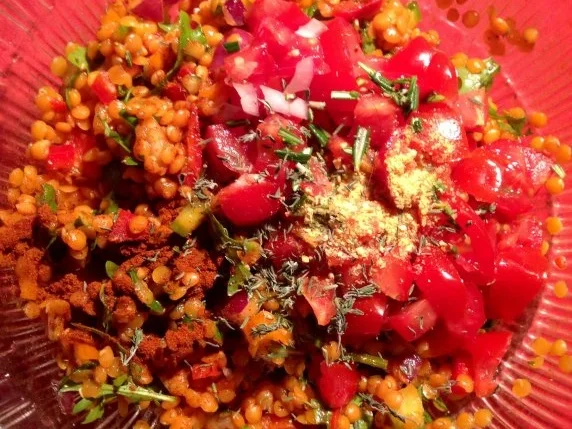 Roter Linsensalat - Rezept - Bild Nr. 8