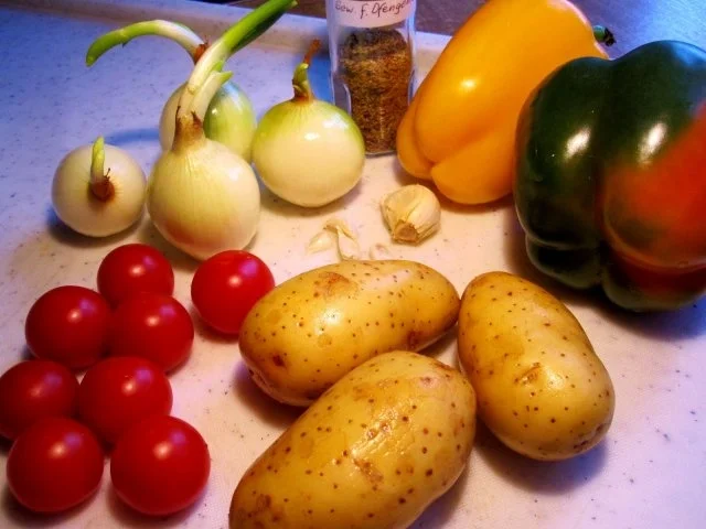 Rezept: Bunte Kartoffeln aus dem Ofen ... Bild Nr. 2 Bunte Kartoffeln aus dem Ofen ... - Rezept - Bild Nr. 2