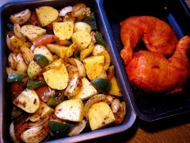 Rezept: Bunte Kartoffeln aus dem Ofen ... Bild Nr. 4 Bunte Kartoffeln aus dem Ofen ... - Rezept - Bild Nr. 4