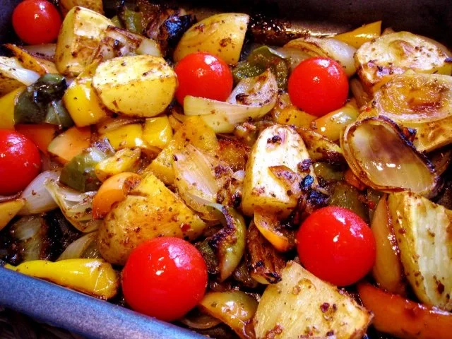 Rezept: Bunte Kartoffeln aus dem Ofen ... Bild Nr. 6 Bunte Kartoffeln aus dem Ofen ... - Rezept - Bild Nr. 6