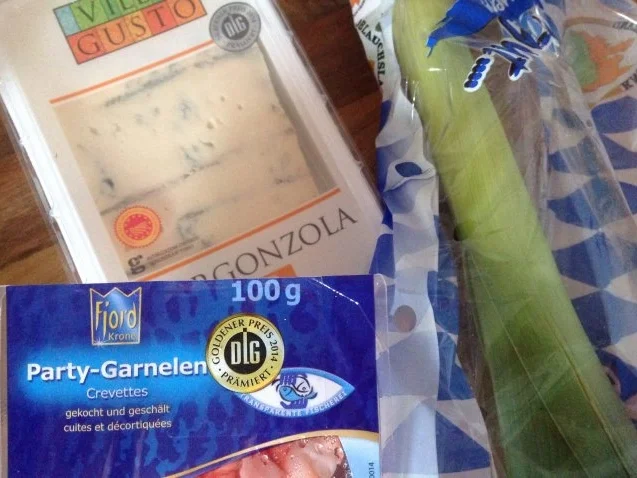 Rezept: Porree-Pilz -Pfanne mit Gorgonzola Porree-Pilz -Pfanne mit Gorgonzola - Rezept