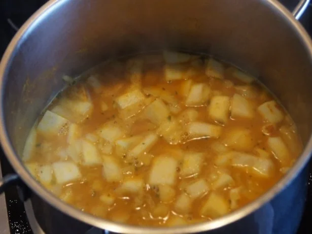 Rezept: Schnitzel mit Rosenkohl und Currypüree Bild Nr. 9 Schnitzel mit Rosenkohl und Currypüree - Rezept - Bild Nr. 9