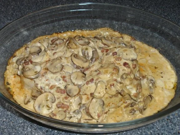 Hähnchen in Speck-Zwiebelsoße - Rezept - Bild Nr. 2