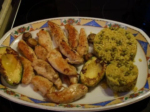 Hühnerfiletspitzen mit Risibisi und Avocado - Rezept - Bild Nr. 13