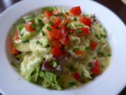 Schnellen Salat mit Quarkbrödle - Rezept