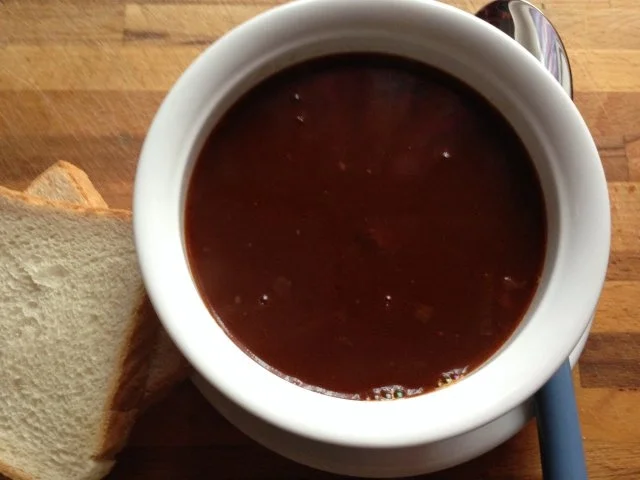 Ochsenschwanzsuppe mit Marsala, gebunden - Rezept