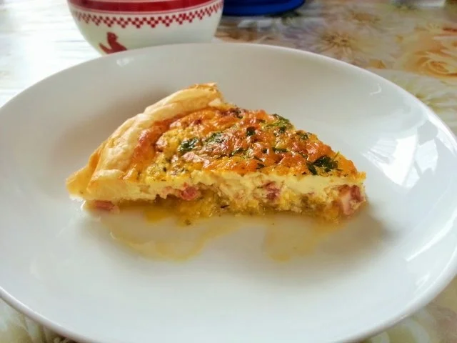 Kürbis-Karottenquiche - Rezept