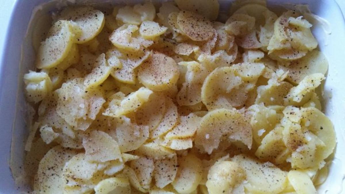 Auflauf - Überbackenes: Camembert - Kartoffelauflauf - Rezept - Bild Nr. 5
