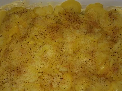 Auflauf - Überbackenes: Camembert - Kartoffelauflauf - Rezept - Bild Nr. 8