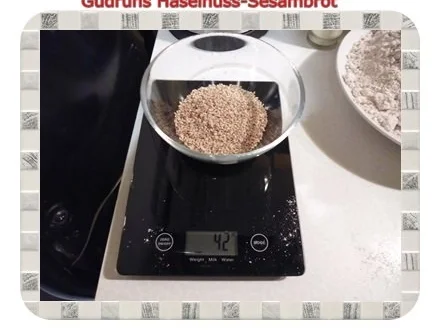 Brot: Haselnuss-Sesam-Brot - Rezept - Bild Nr. 5