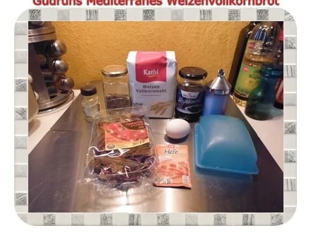 Brot: Mediterrranes Weizenvollkornbrot - Rezept - Bild Nr. 2