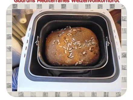 Brot: Mediterrranes Weizenvollkornbrot - Rezept - Bild Nr. 13
