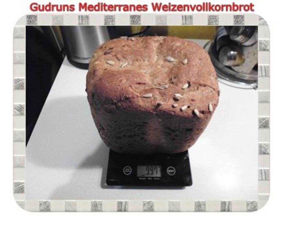Brot: Mediterrranes Weizenvollkornbrot - Rezept - Bild Nr. 15