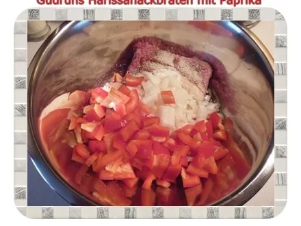 Hackfleisch: Dekus-Hackbraten mit Harissa-Tomatensoße und Cajunofenkartoffeln - Rezept - Bild Nr. 9