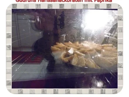 Hackfleisch: Dekus-Hackbraten mit Harissa-Tomatensoße und Cajunofenkartoffeln - Rezept - Bild Nr. 13