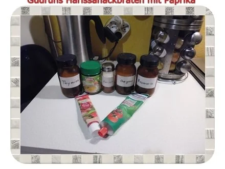 Hackfleisch: Dekus-Hackbraten mit Harissa-Tomatensoße und Cajunofenkartoffeln - Rezept - Bild Nr. 14