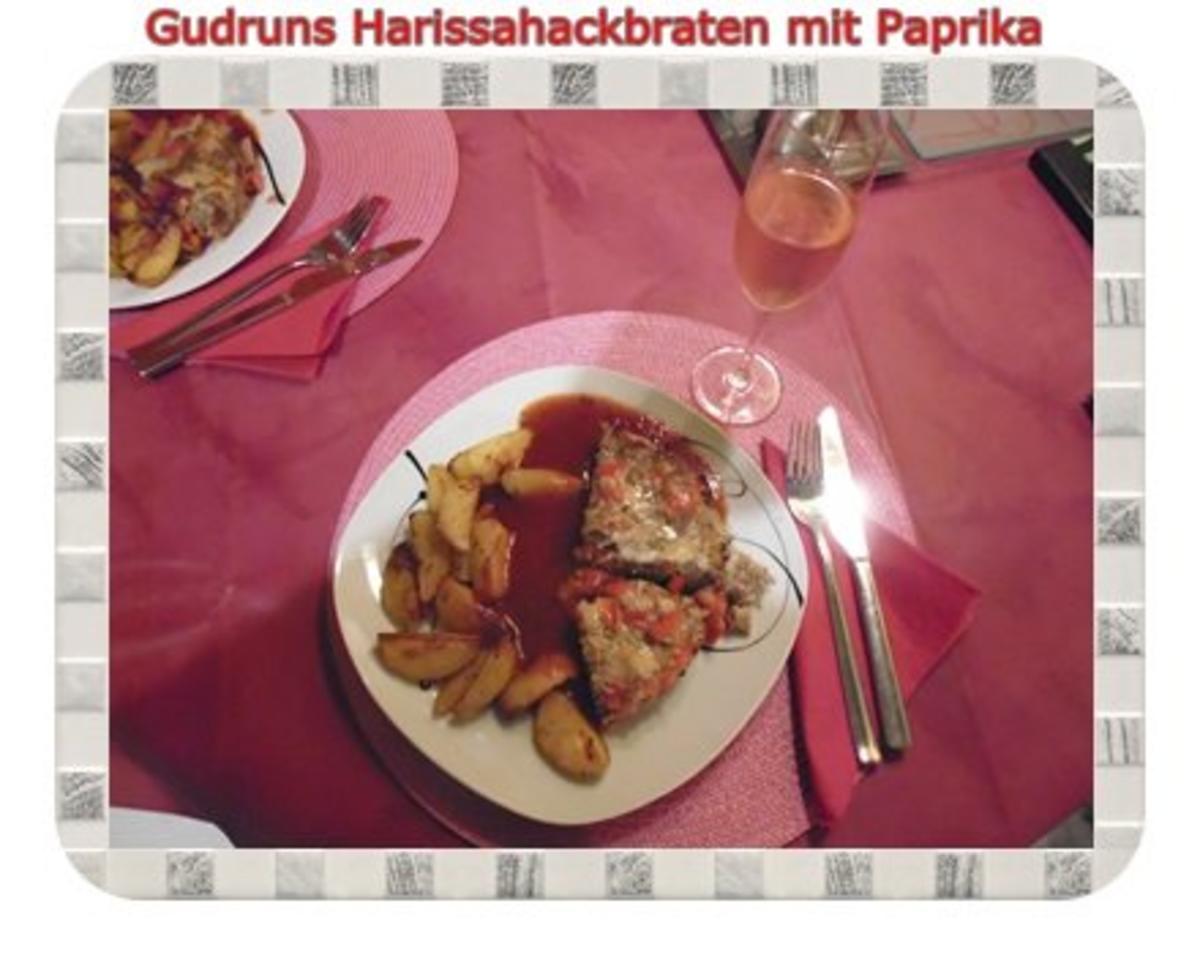 Hackfleisch: Dekus-Hackbraten mit Harissa-Tomatensoße und Cajunofenkartoffeln - Rezept - Bild Nr. 16