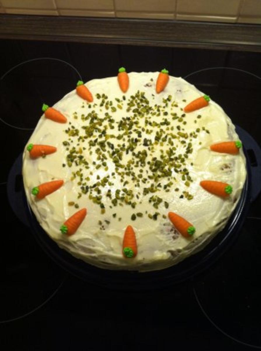 Bilder für Karotten-Kuchen / Carrot Cake - Rezept