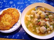 Blumenkohlsuppe mit Markklößchen - Rezept