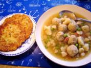Blumenkohlsuppe mit Markklößchen - Rezept
