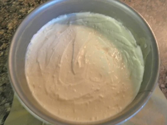 Rezept: White Chocolat Cheesecake ... with Raspberries ... Bild Nr. 10 White Chocolat Cheesecake ... with Raspberries ... - Rezept - Bild Nr. 10