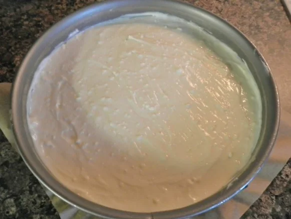 Rezept: White Chocolat Cheesecake ... with Raspberries ... Bild Nr. 12 White Chocolat Cheesecake ... with Raspberries ... - Rezept - Bild Nr. 12