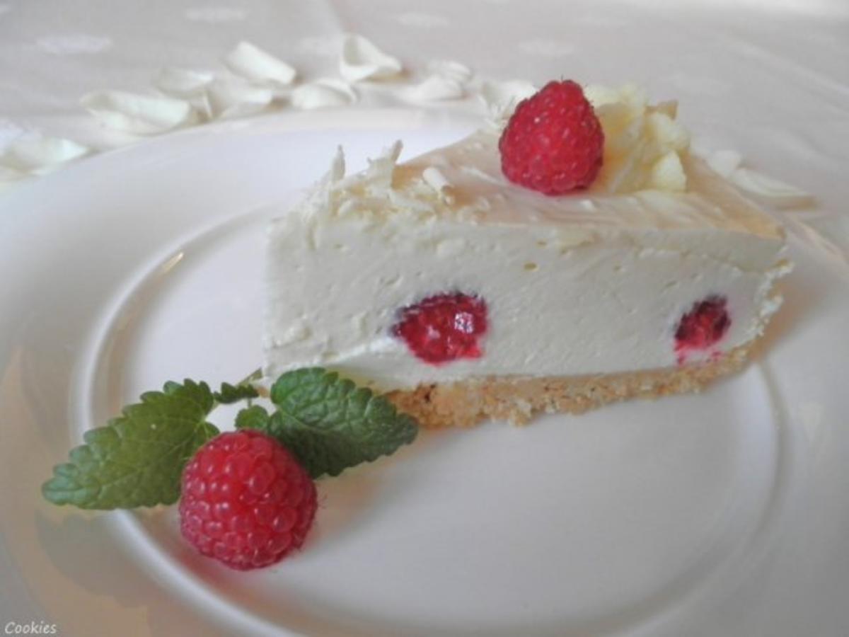 White Chocolat Cheesecake ... with Raspberries ... - Rezept - Bild Nr. 3