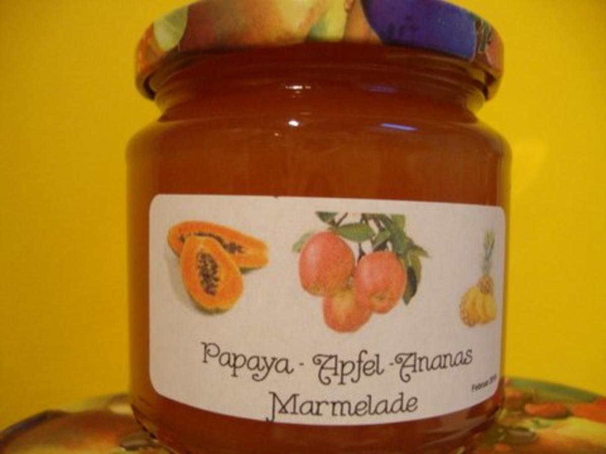 Papaya-Apfel-Ananas Konfitüre - Rezept - kochbar.de