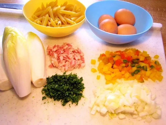 Nudeln mit Paprika und Ei - Rezept - Bild Nr. 3