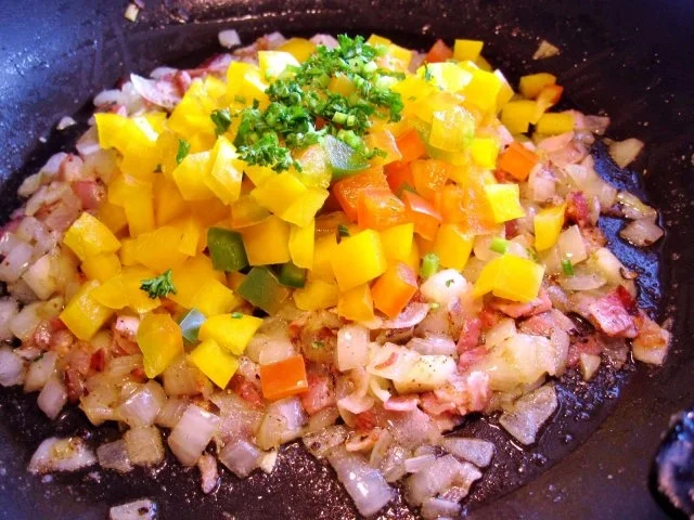 Nudeln mit Paprika und Ei - Rezept - Bild Nr. 5