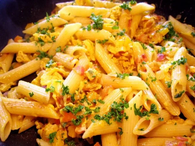 Nudeln mit Paprika und Ei - Rezept - Bild Nr. 7